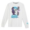 Koszulka koszykarska PUMA x MELO Blue Hive z długim rękawem w kolorze białym