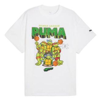 Koszulka koszykarska PUMA x TMNT „Biała”