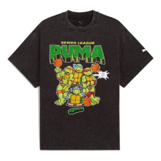 Koszulka koszykarska PUMA x TMNT „Washed Black”
