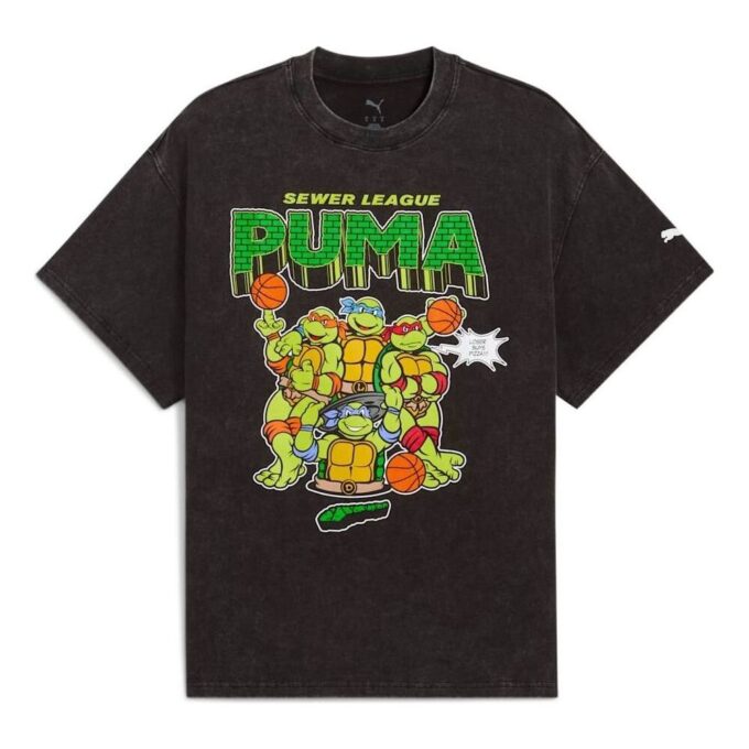 Koszulka koszykarska PUMA x TMNT „Washed Black”