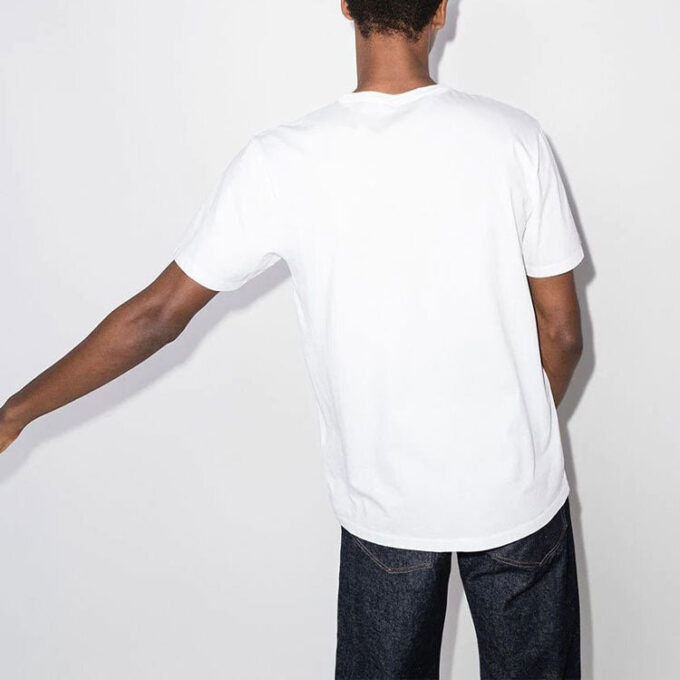 Koszulka Maison Kitsune Chillax Fox Patch Classic T-Shirt „White”