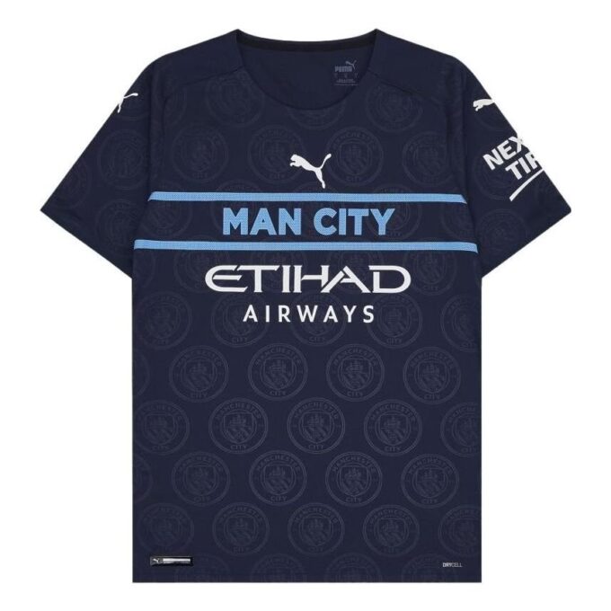 Koszulka Man City 2021-2022 „Granatowa” nr 3