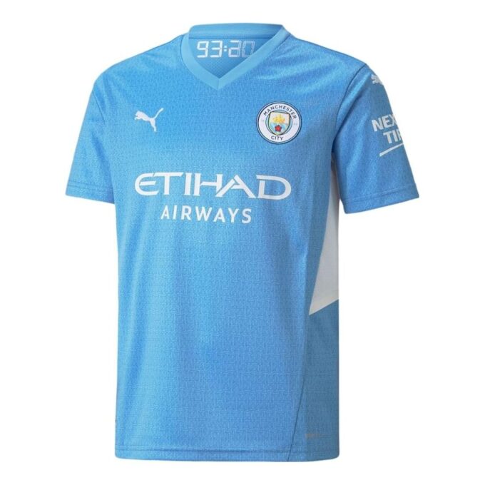 Koszulka młodzieżowa City Home 21/22 „Niebiesko-biała”
