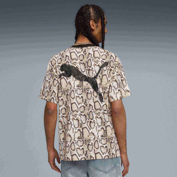 Koszulka męska A$AP ROCKY x PUMA z motywem skóry węża Koszulka męska A$AP ROCKY x PUMA z motywem skóry węża