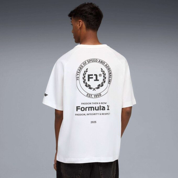 Koszulka męska Formuła 1® 75 lat, luźna Koszulka męska Formuła 1® 75 lat, luźna