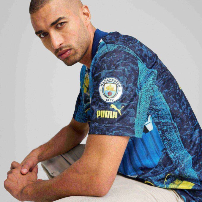 Koszulka męska Manchester City ftblNRGY+ w stylu retro Koszulka męska Manchester City ftblNRGY+ w stylu retro