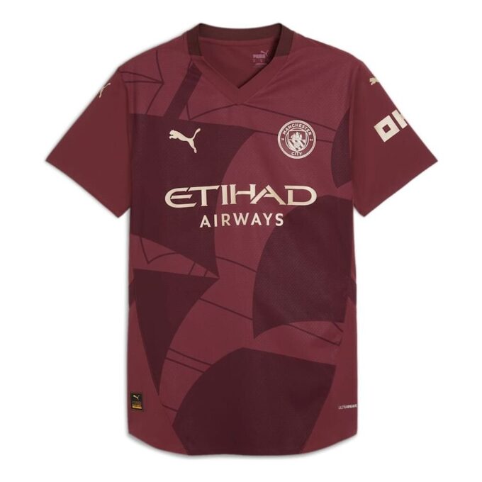 Koszulka piłkarska Manchester City 24/25 Authentic Third „Dark Jasper”