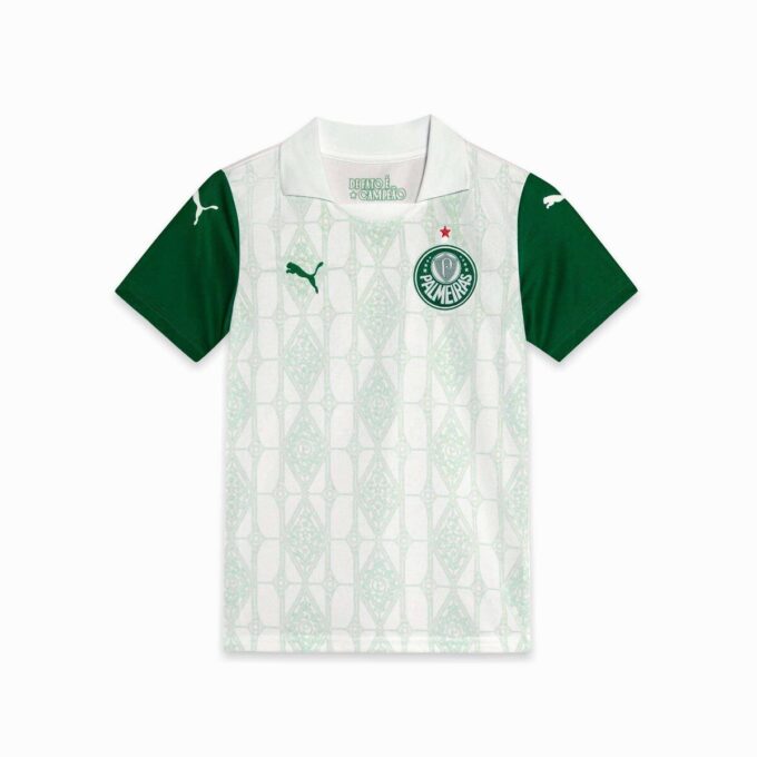 Koszulka piłkarska SE Palmeiras Torcedor ’25 Away dla dużych dzieci