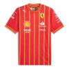 Koszulka piłkarska zespołu Scuderia Ferrari „Leclerc”