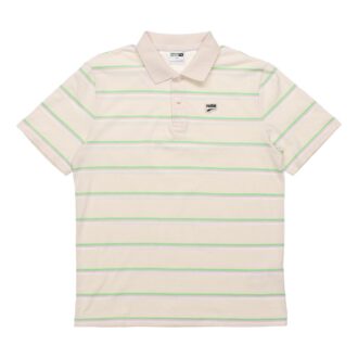 Koszulka polo Downtown Stripe w kolorze beżowym