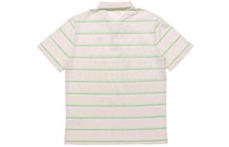 Koszulka polo Downtown Stripe w kolorze beżowym