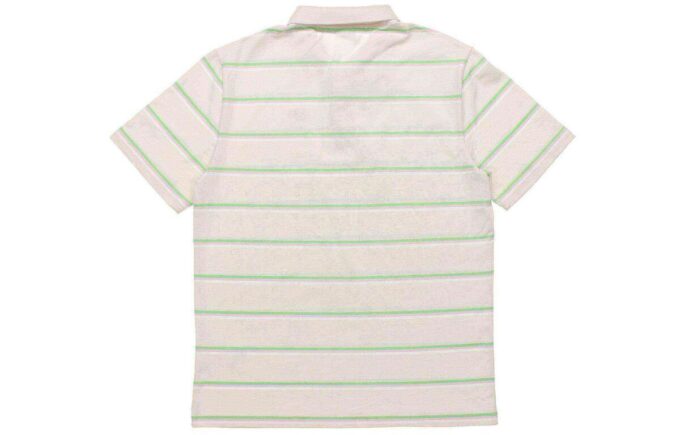 Koszulka polo Downtown Stripe w kolorze beżowym
