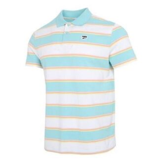 Koszulka polo Downtown Stripe w kolorze białym