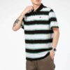 Koszulka polo Downtown Stripe w kolorze białym