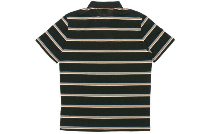 Koszulka polo Downtown Stripe w kolorze czarnym