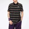 Koszulka polo Downtown Stripe w kolorze czarnym