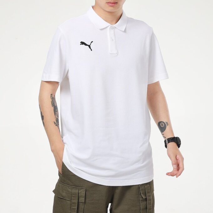 Koszulka polo ESS Casual w kolorze białym