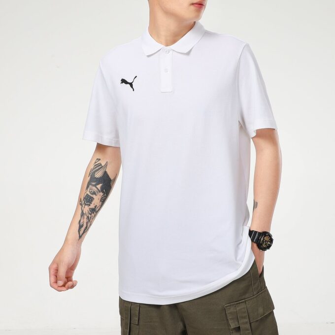 Koszulka polo ESS Casual w kolorze białym