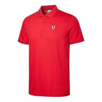 Koszulka polo PUMA x Ferrari „Czerwona”