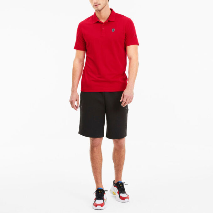 Koszulka polo PUMA x Ferrari „Czerwona”