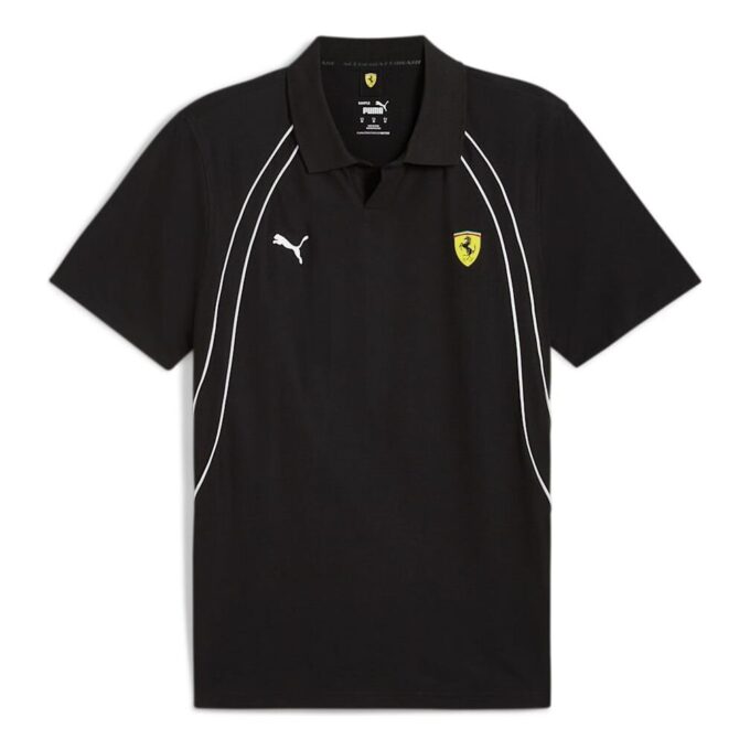 Koszulka polo Scuderia Ferrari Race w kolorze czarnym