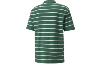 Koszulka polo z krótkim rękawem PUMA x Ami w kolorze zielonym