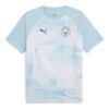 Koszulka przedmeczowa Manchesteru City „Silver Sky Blue”