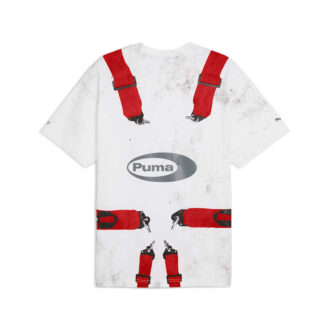 Koszulka PUMA x A$AP ROCKY z pasem bezpieczeństwa „Biało-czerwony”