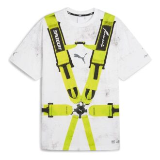 Koszulka PUMA x A$AP ROCKY z pasem bezpieczeństwa „White Lime”