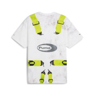 Koszulka PUMA x A$AP ROCKY z pasem bezpieczeństwa „White Lime”