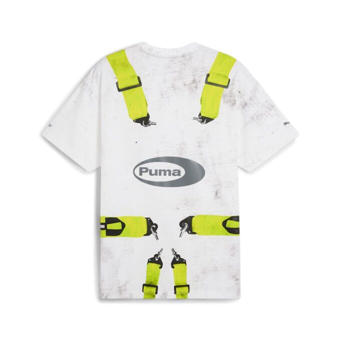 Koszulka PUMA x A$AP ROCKY z pasem bezpieczeństwa „White Lime”