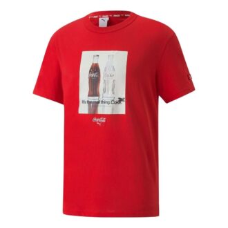 Koszulka PUMA x Coca Cola Relaxed w kolorze czerwonym