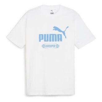Koszulka PUMA x KidSuper Graphic „Biało-niebieska”