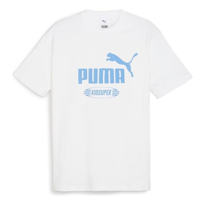 Koszulka PUMA x KidSuper Graphic „Biało-niebieska”