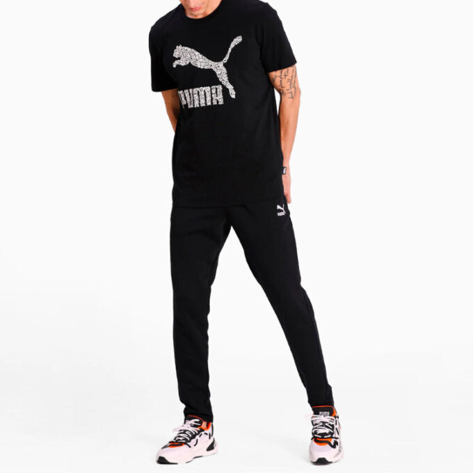 Koszulka PUMA x Mr Doodle „Czarno-biała”