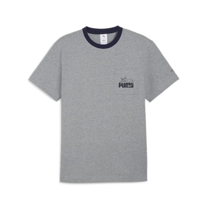 Koszulka PUMA x Noah Pocket w kolorze szarym
