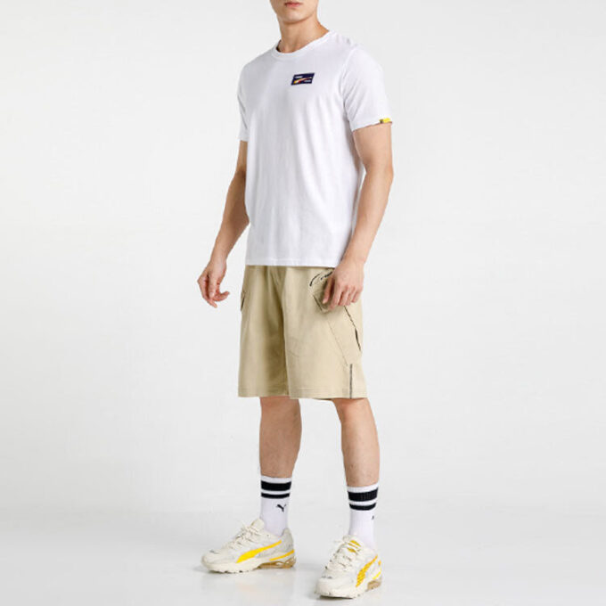 Koszulka PUMA x Randomevent „Biało-czarno-żółta”