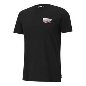 Koszulka PUMA x Von Dutch „Czarno-biało-różowa”