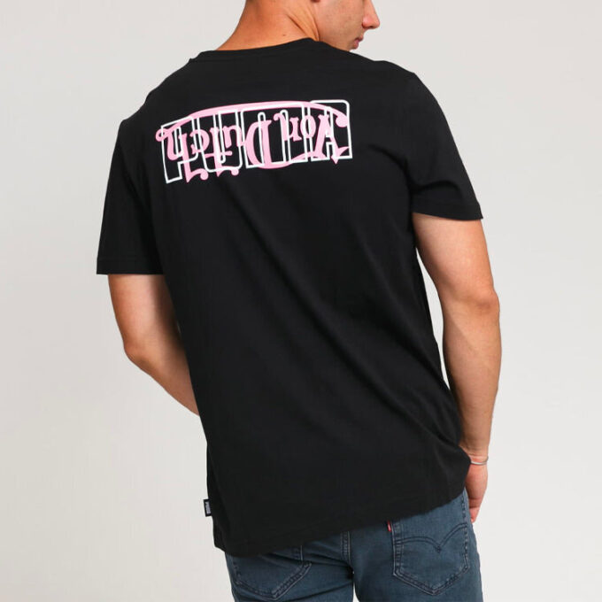 Koszulka PUMA x Von Dutch „Czarno-biało-różowa”