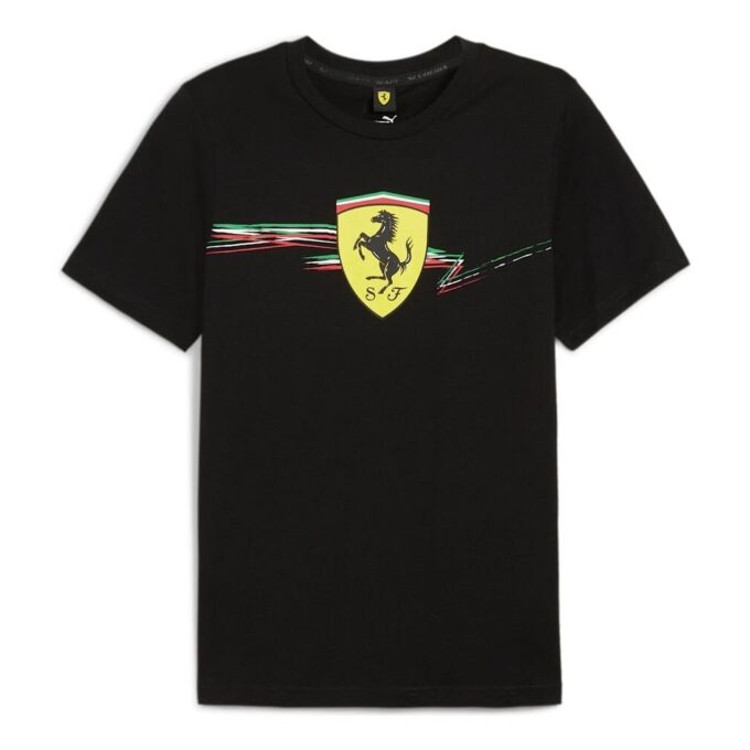 Koszulka Scuderia Ferrari Race Big Shield w kolorze czarnym