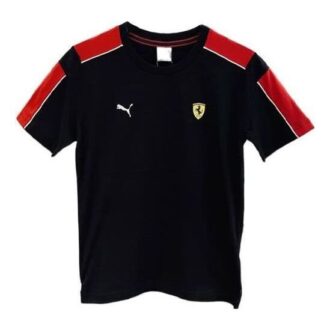 Koszulka Scuderia Ferrari Race T7 w kolorze czarno-białym i czerwonym