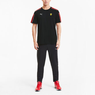 Koszulka Scuderia Ferrari Race T7 w kolorze czarno-białym i czerwonym