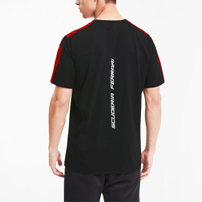 Koszulka Scuderia Ferrari Race T7 w kolorze czarno-białym i czerwonym
