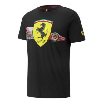 Koszulka Scuderia Ferrari Shield w kolorze czarnym Koszulka Scuderia Ferrari Shield w kolorze czarnym
