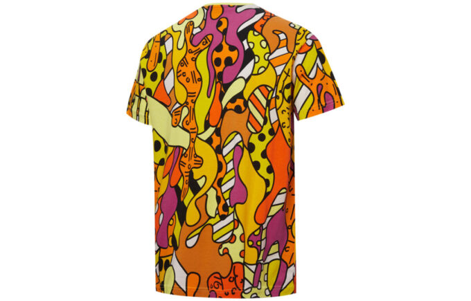 Koszulka sportowa PUMA x BRITTO Aop, unisex, pomarańczowa