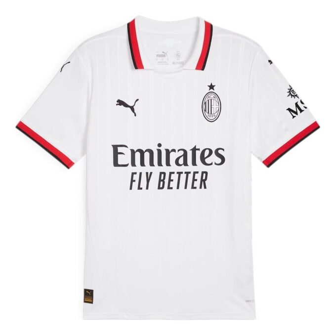 Koszulka wyjazdowa AC Milan 2024/25 w kolorze białym