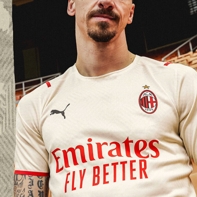 Koszulka wyjazdowa AC Milan Adidas 22/23 Stadium w kolorze białym