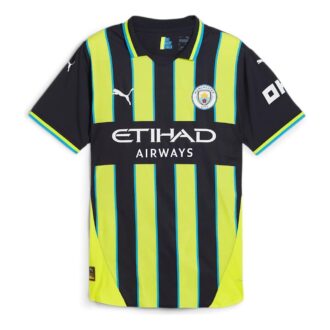 Koszulka wyjazdowa Manchester City 24/25 Authentic Player Edition w kolorze granatowo-żółtym Koszulka wyjazdowa Manchester City 24/25 Authentic Player Edition w kolorze granatowo-żółtym