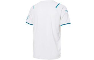 Koszulka wyjazdowa Manchester City Soccer Jersey Replica w kolorze białym Koszulka wyjazdowa Manchester City Soccer Jersey Replica w kolorze białym