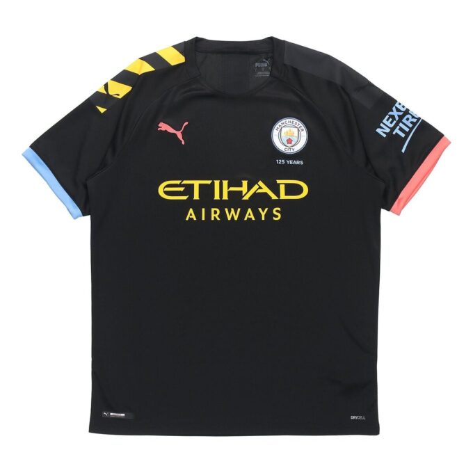 Koszulka wyjazdowa Manchesteru City 19/20 w kolorze czarnym